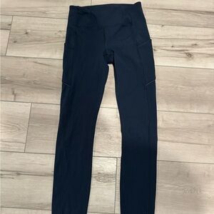 Navy blue lulu lemon leggings.